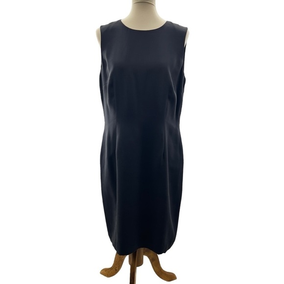 Little Black 100% Silk  Dress by Talbot-Size 14 NWOT - Picture 1 of 7